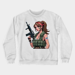 Tactical Girl Crewneck Sweatshirt